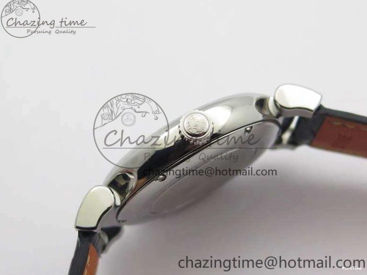 MIROTIME 0714 MoistureWicking Da Vinci IW356601 SS MKF 1:1 Best Edition Blue Dial On Black Leather Strap A 7233